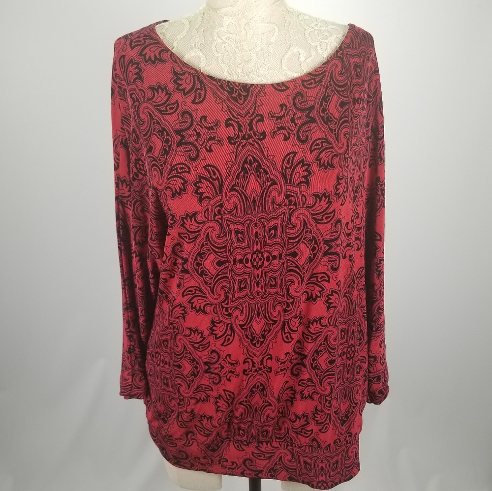 Chico's Travelers size Large 2 Top Blouse